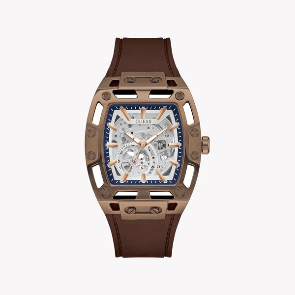 GUESS Men's Brown Recycled Steel Watch | GW0980G3 by i-watch