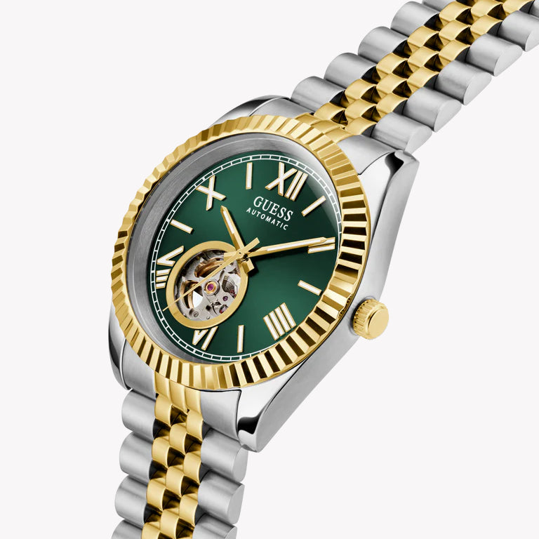 GUESS Men's Connoisseur Two-Tone Automatic Watch GW0984G4