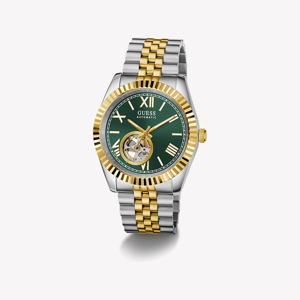 GUESS Men's Connoisseur Two-Tone Automatic Watch GW0984G4