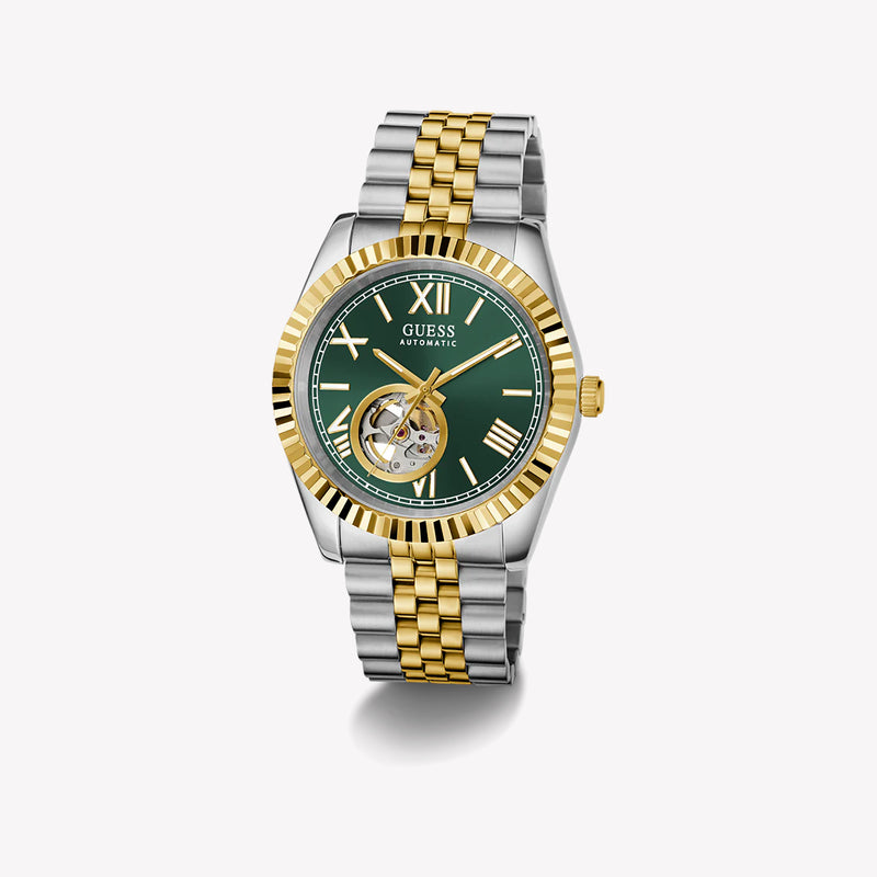 GUESS Men's Connoisseur Two-Tone Automatic Watch GW0984G4