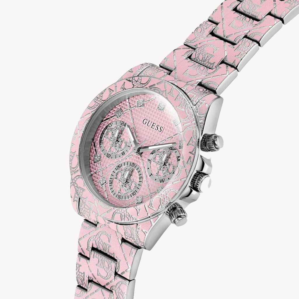 GUESS Women's Pink Steel Watch | GW0986L1