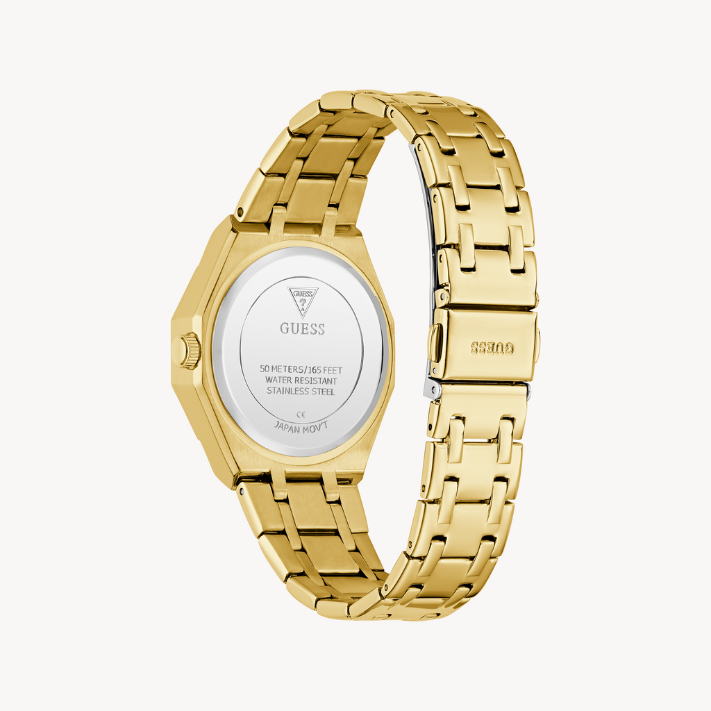 GUESS Women's Gold Stainless Steel Watch | GW0988L2