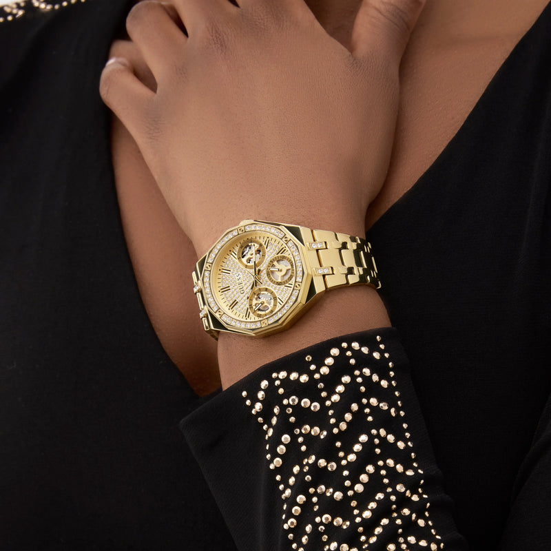 GUESS Women's Gold Stainless Steel Watch | GW0988L2