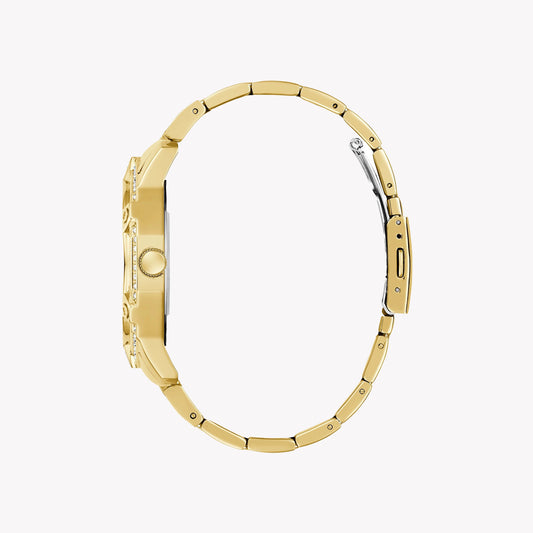 GUESS Men's Gold Watch, Recycled Steel | GW0990G2