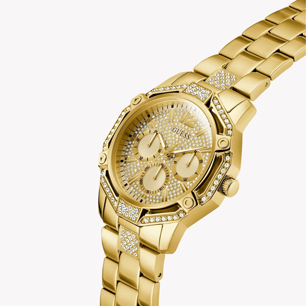 GUESS Men's Gold Watch, Recycled Steel | GW0990G2 by i-watch