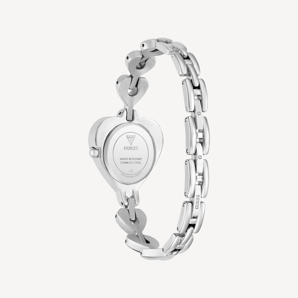 GUESS Ladies Valerie Silver Tone Analog Watch
