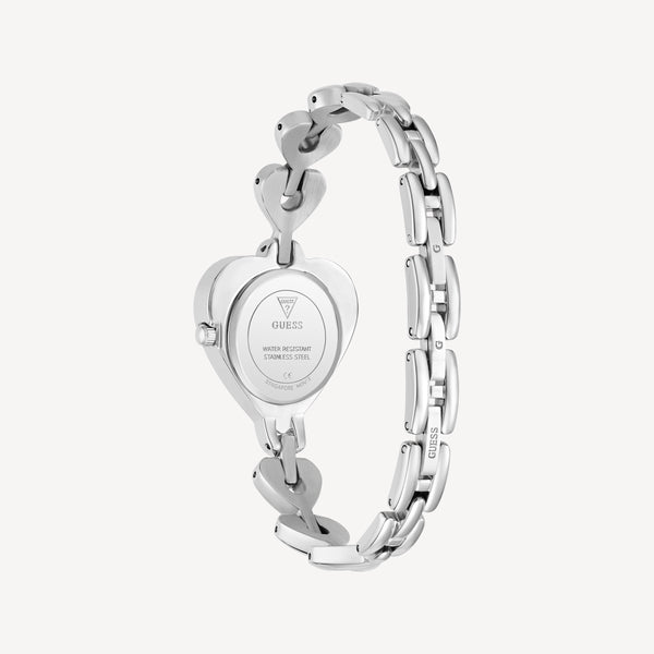 GUESS Ladies Valerie Silver Tone Analog Watch