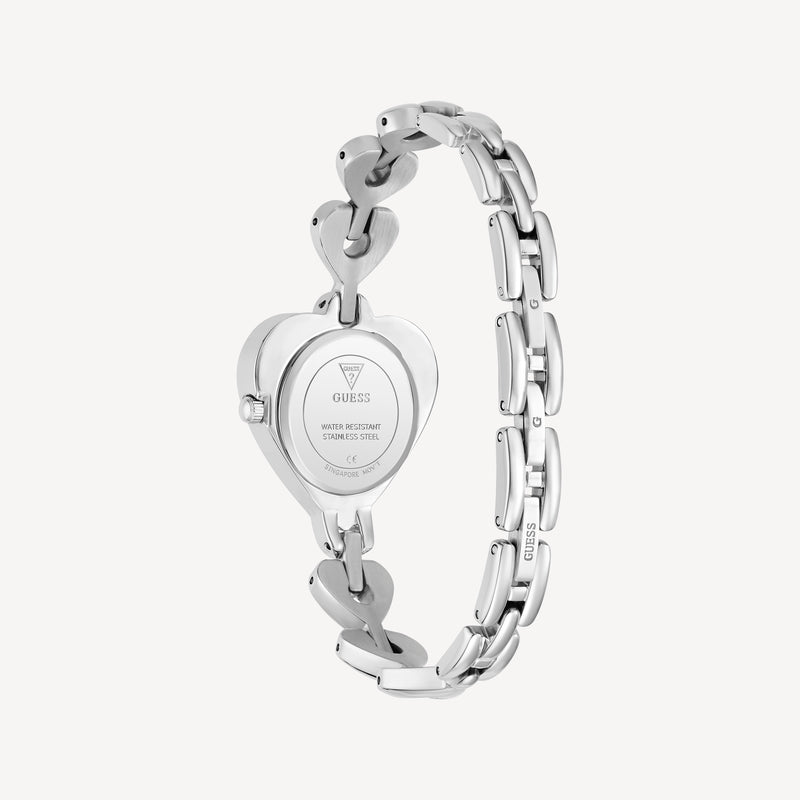 GUESS Ladies Valerie Silver Tone Analog Watch