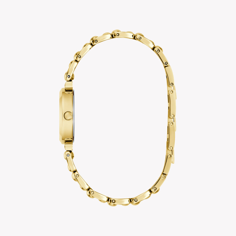 GUESS Leena Gold-Tone Beaded Analog Watch