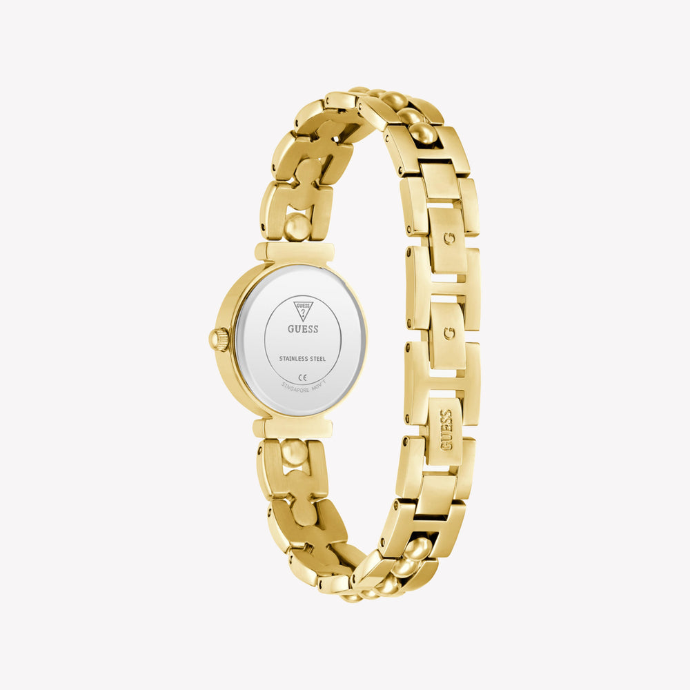 GUESS Leena Gold-Tone Beaded Analog Watch