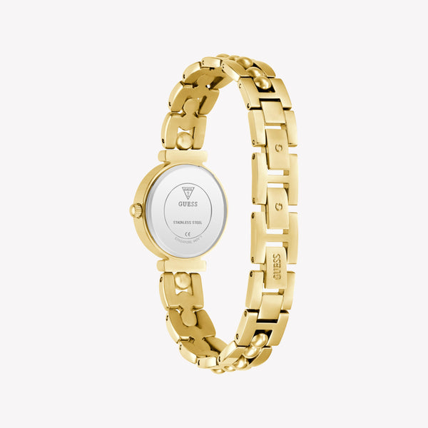 GUESS Leena Gold-Tone Beaded Analog Watch