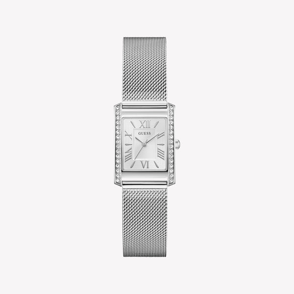 Guess Bonnet Ladies Silver Tone Analog Watch
