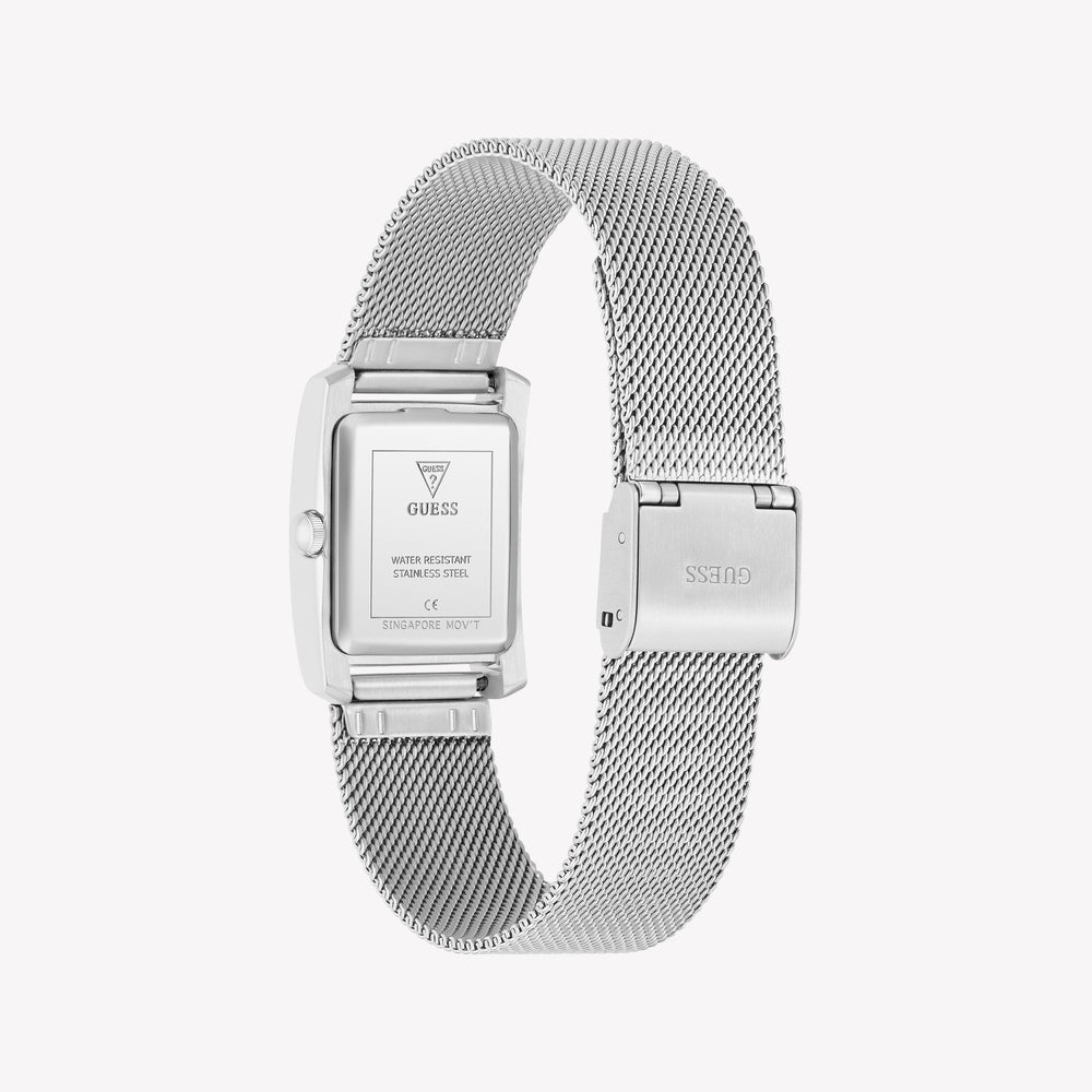 Guess Bonnet Ladies Silver Tone Analog Watch