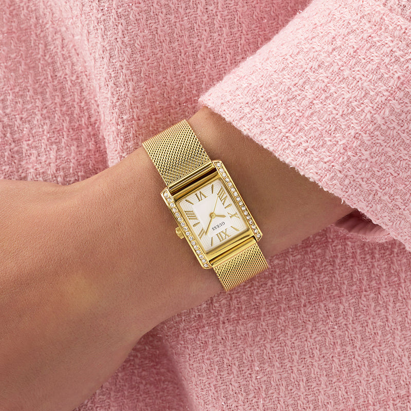 GUESS Ladies Gold Tone Analog Watch GW0997L2