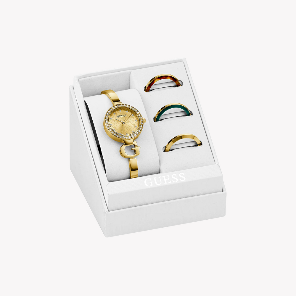 GUESS GW0999L2 ZIRCONIA Gold-Tone Women's Watch