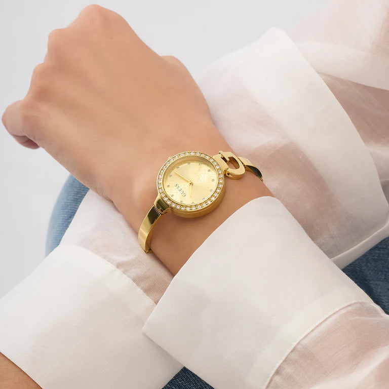 GUESS GW0999L2 ZIRCONIA Gold-Tone Women's Watch