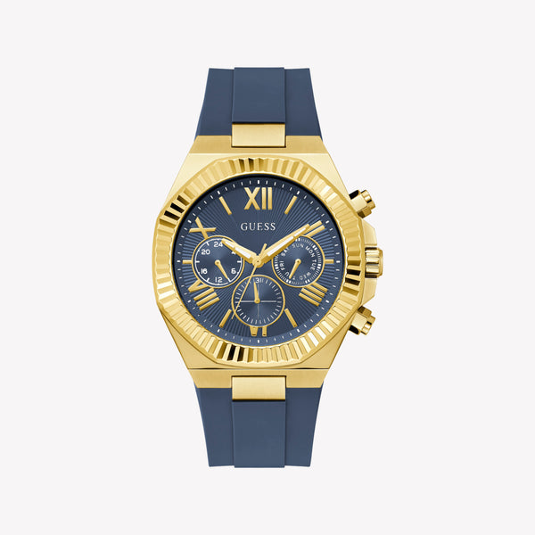GUESS Equity Blue Silicone Multi-Function Watch GW1011G2
