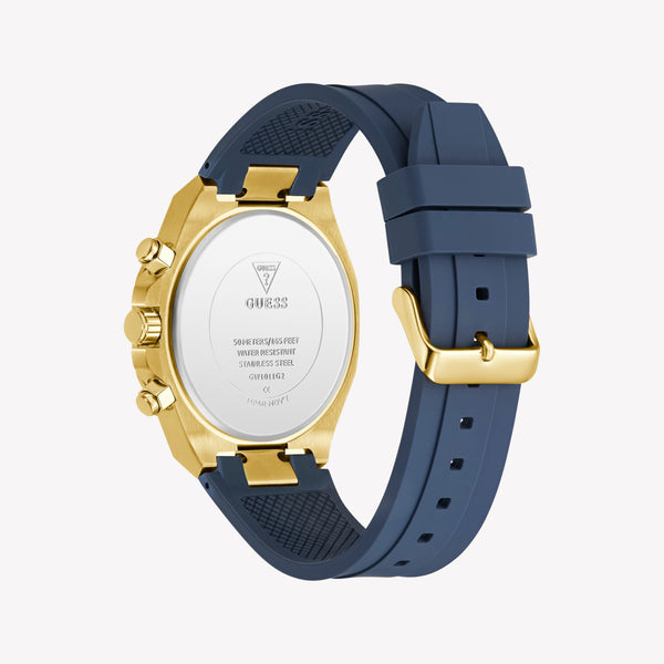 GUESS Equity Blue Silicone Multi-Function Watch GW1011G2