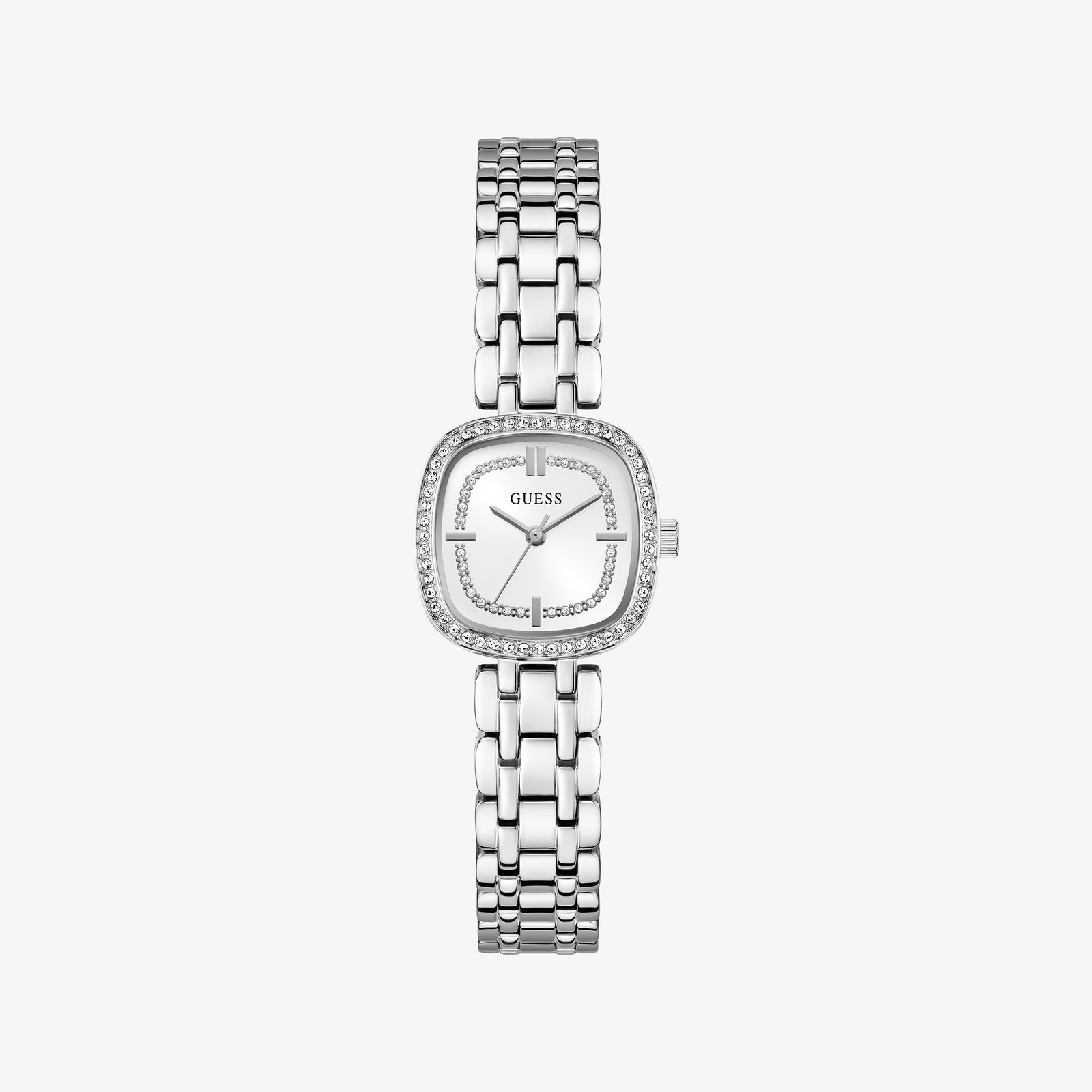 GUESS Ladies Hazel Silver Tone Analog Watch
