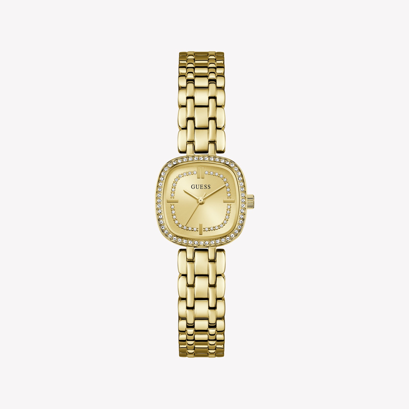 GUESS Ladies Hazel Gold Tone Analog Watch