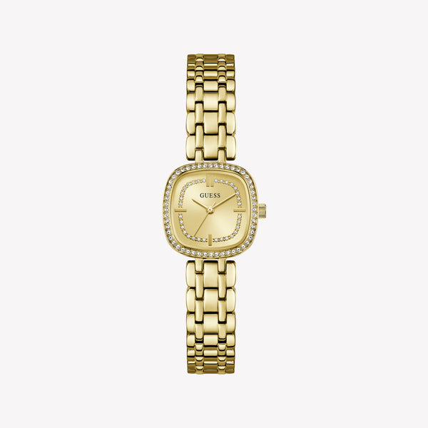 GUESS Ladies Hazel Gold Tone Analog Watch