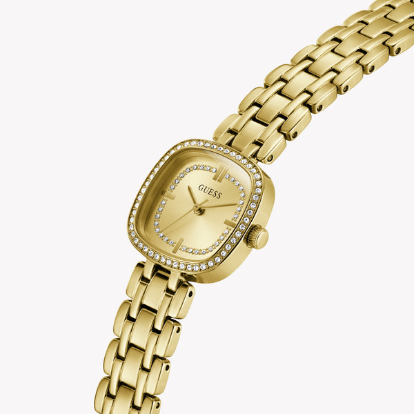 GUESS Ladies Hazel Gold Tone Analog Watch