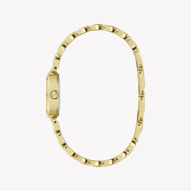 GUESS Ladies Hazel Gold Tone Analog Watch