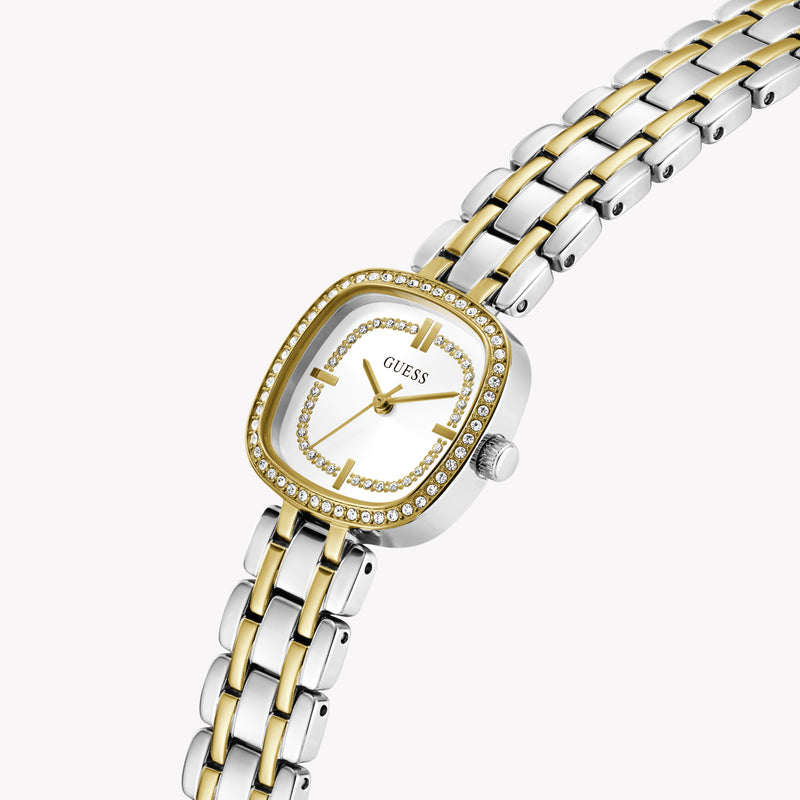 GUESS Ladies Hazel 2-Tone Analog Watch