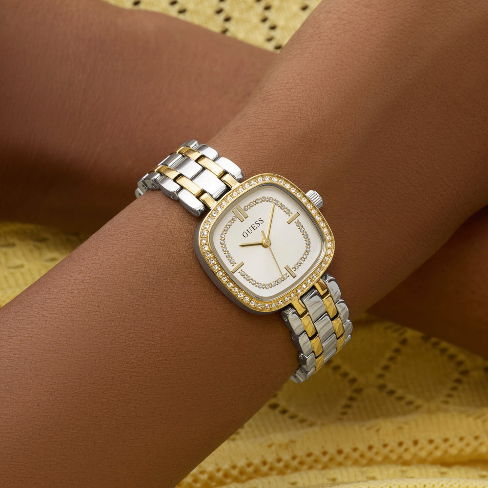 GUESS Ladies Hazel 2-Tone Analog Watch