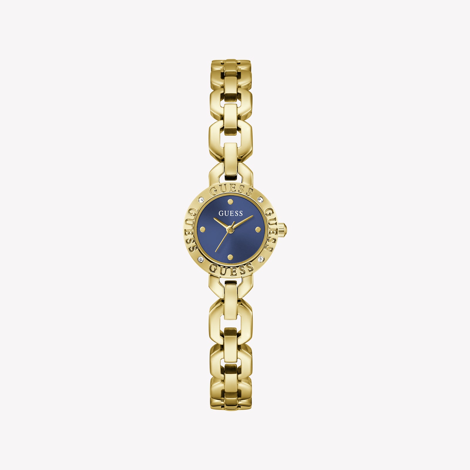 GUESS® Crystal Recycled Steel Analogue Watch