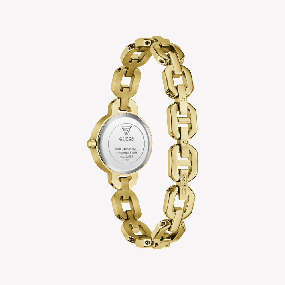 GUESS® Crystal Recycled Steel Analogue Watch
