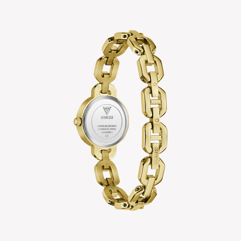 GUESS® Crystal Recycled Steel Analogue Watch