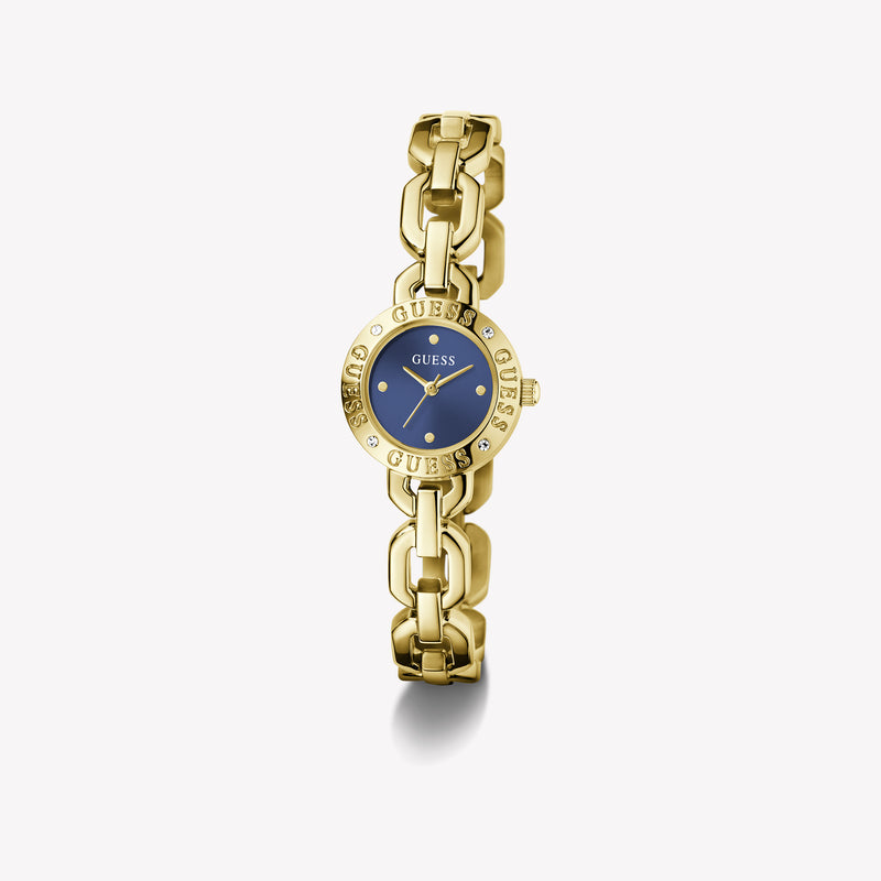 GUESS® Crystal Recycled Steel Analogue Watch