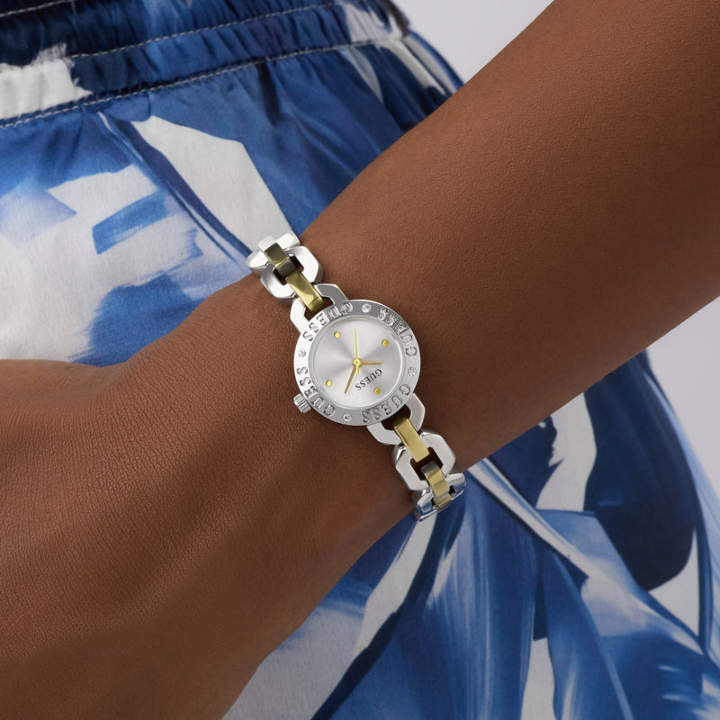 Guess Siren Women's Watch with Silver Metal Bracelet