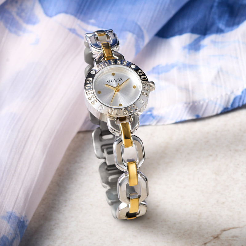 Guess Siren Women's Watch with Silver Metal Bracelet
