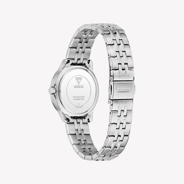 GUESS Ladies Colette Silver Tone Analog Watch
