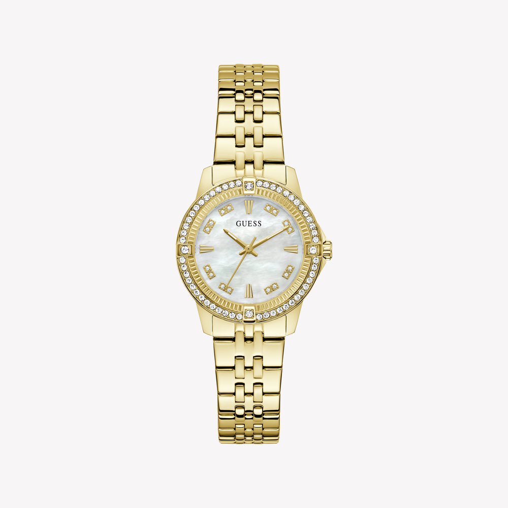 GUESS Ladies Colette Gold Tone Analog Watch