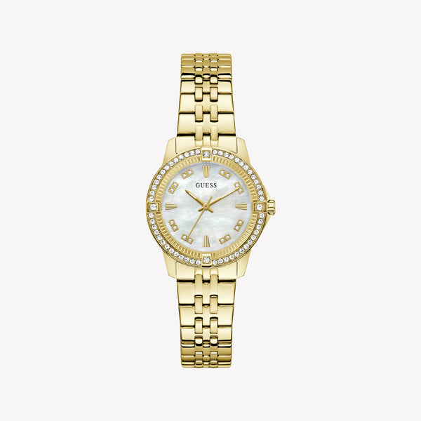 GUESS Ladies Colette Gold Tone Analog Watch