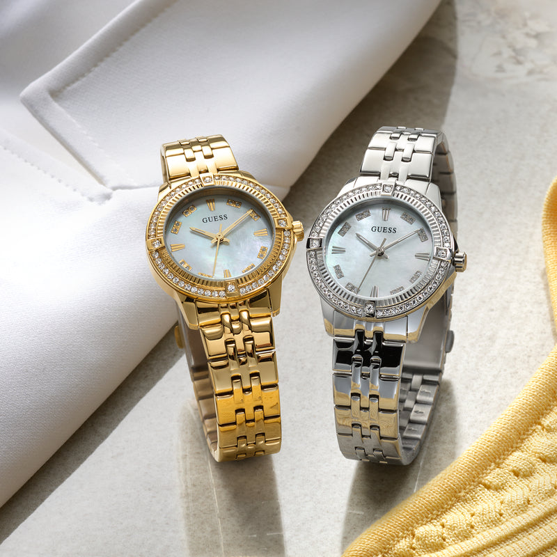 GUESS Ladies Colette Gold Tone Analog Watch