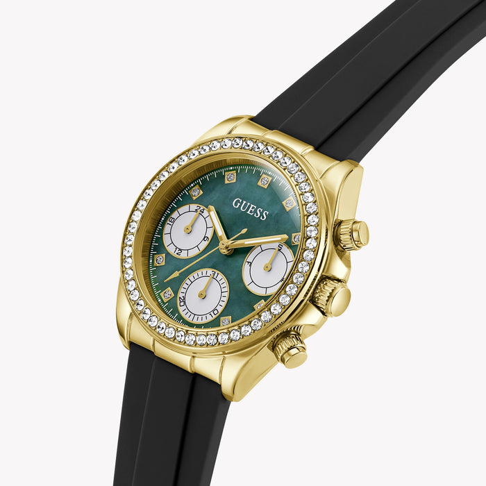 GUESS Victoria Green Dial Multifunction Women's Watch GW1038L2