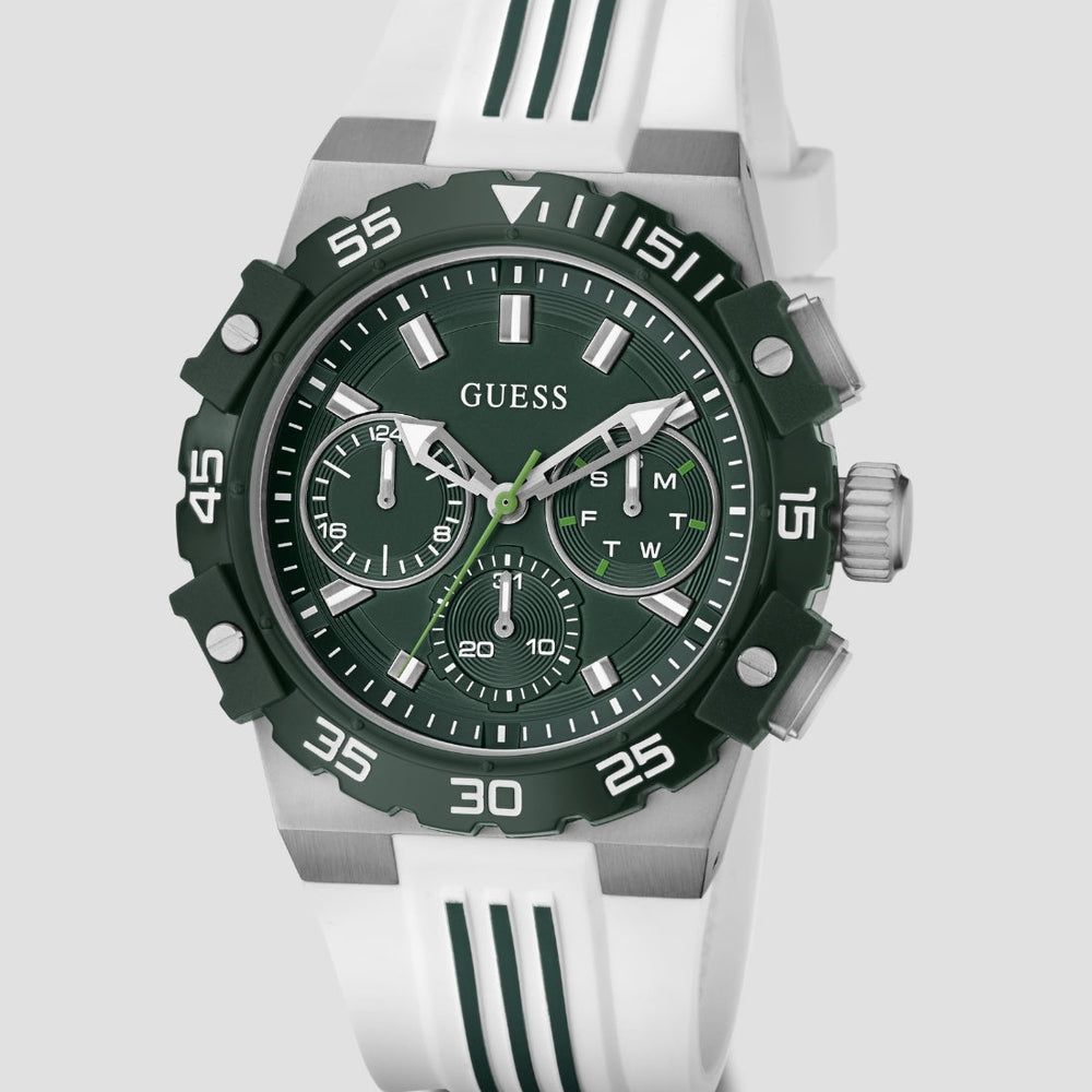 GUESS Silicone Multi-Function Watch 42.5 mm