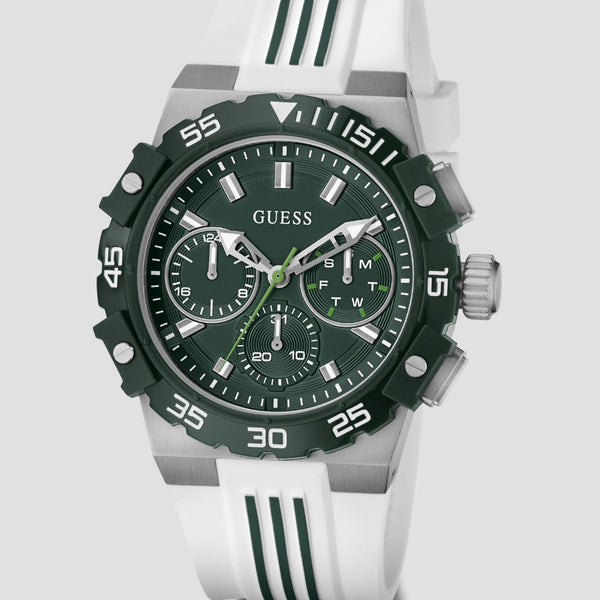 GUESS Silicone Multi-Function Watch 42.5 mm