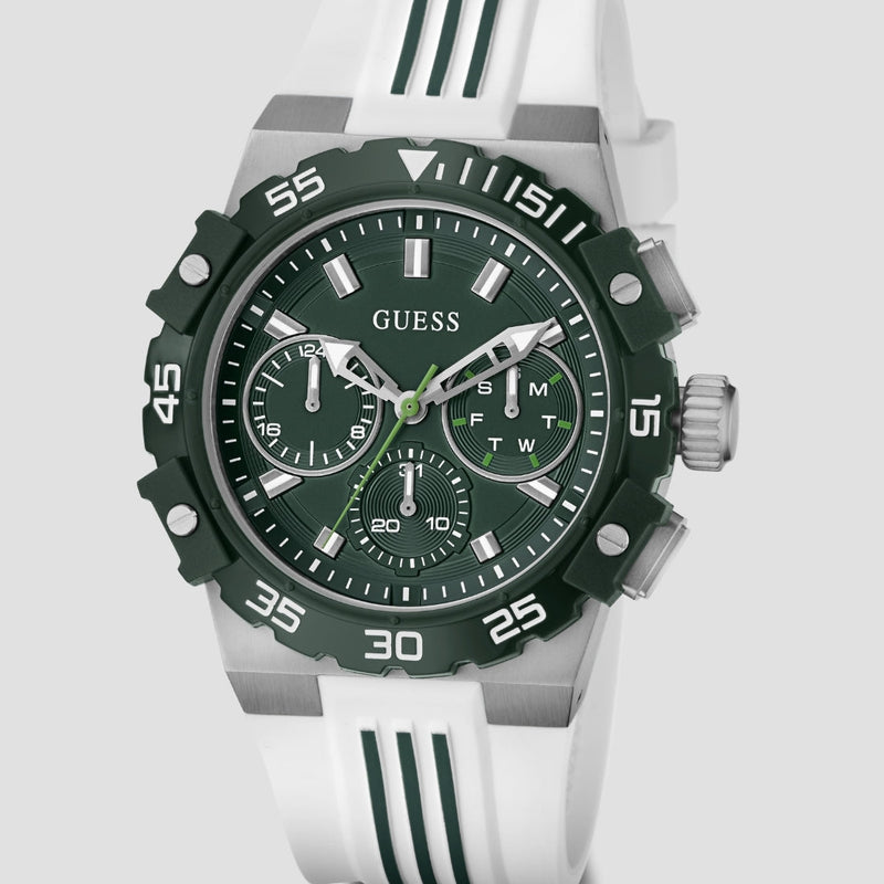 GUESS Silicone Multi-Function Watch 42.5 mm
