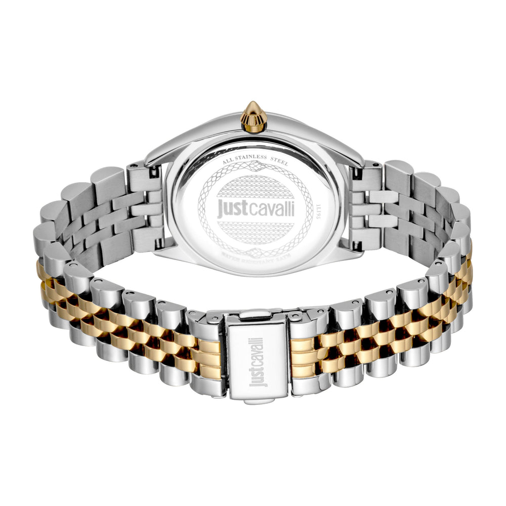 Just Cavalli Women's Silver & Gold Stainless Steel Watch, Case And Band | Jc1l195m0395 by i-watch