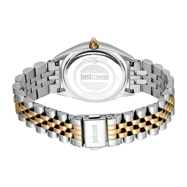 Just Cavalli Women's Silver & Gold Stainless Steel Watch, Case And Band | Jc1l195m0395 by i-watch