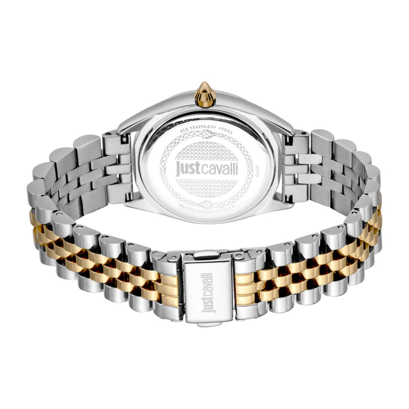 Just Cavalli Women's Silver & Gold Stainless Steel Watch, Case And Band | Jc1l195m0395 by i-watch