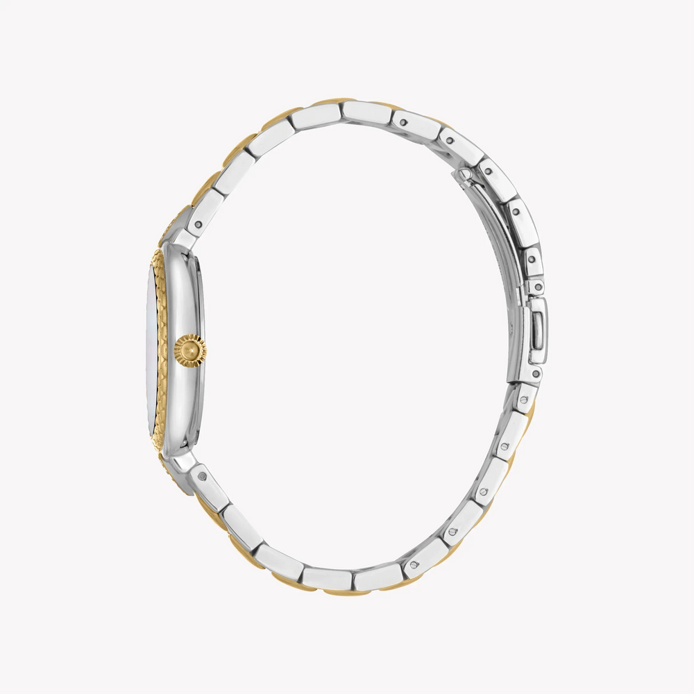 Just Cavalli Women's Silver & Gold Stainless Steel Watch, Silver & Gold Case And Band | Jc1l205m0085 by i-watch