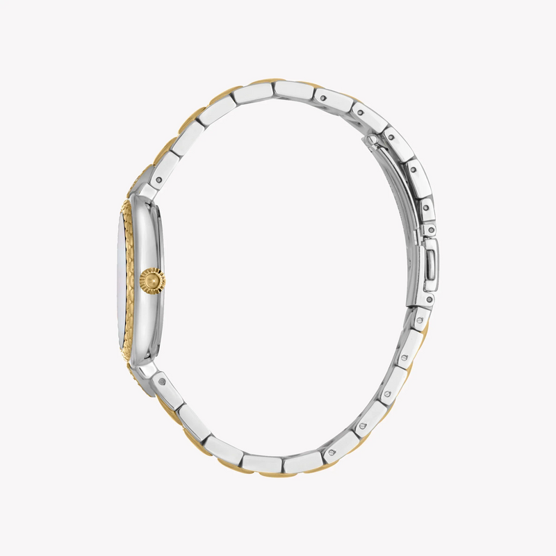 Just Cavalli Women's Silver & Gold Stainless Steel Watch, Silver & Gold Case And Band | Jc1l205m0085 by i-watch