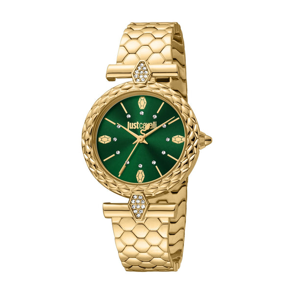 Just Cavalli Women's Gold Stainless Steel Watch, Gold Case | Jc1l213m0065 by i-watch