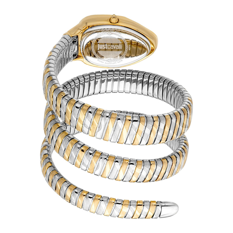 Just Cavalli Women's Gold Stainless Steel Watch, Silver & Gold Stainless Steel Band | Jc1l226m0055 by i-watch